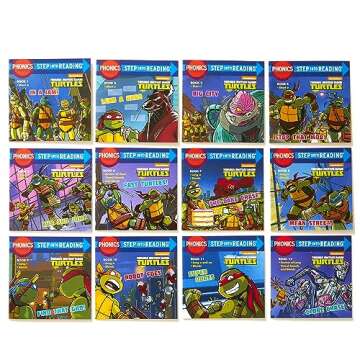 Phonics Power! (Teenage Mutant Ninja Turtles): 12 Step into Reading Books
