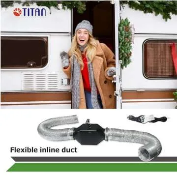 TITAN Air RV Ventilation Inline Fan - Smart Climate Control