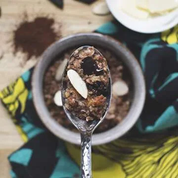 HighKey Snacks Keto Breakfast Food Hot Cereal - Low Carb Instant Oatmeal Substitute - Gluten & Grain Free, Low Sugar Snack - Ketogenic Products, Paleo, High Protein Diet Foods - Cocoa Almond