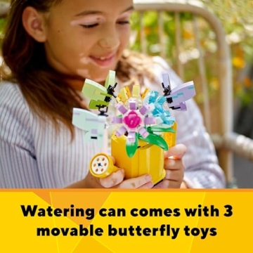 LEGO 3 in 1 Flowers in Watering Can Set - Creative Toy