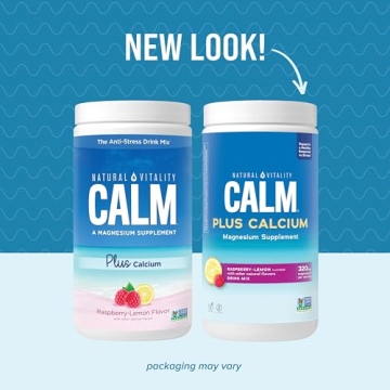 Natural Vitality CALM Magnesium & Calcium Drink Mix 16 oz