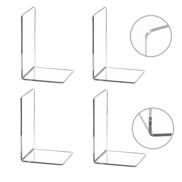 Stylish and Sturdy CY Craft Acrylic Bookends for Every Shelf