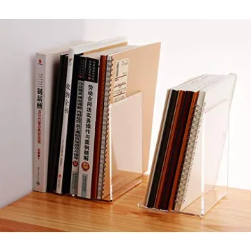 Stylish and Sturdy CY Craft Acrylic Bookends for Every Shelf