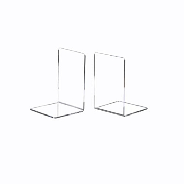 Stylish and Sturdy CY Craft Acrylic Bookends for Every Shelf