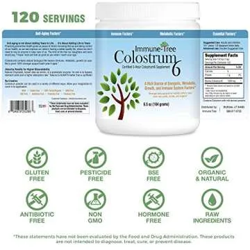 Immune-Tree Bovine Colostrum Powder - 120 Servings