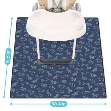 Baby Splat Mat: 50.4" Waterproof and Wipeable