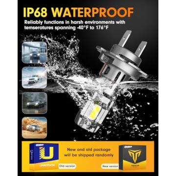 FAHREN H7 LED Bulbs - 70,000 Lumens Bright, Easy Install