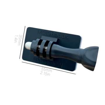 MotoRadds Flex Classic Flexible Camera Mount for Action Cameras