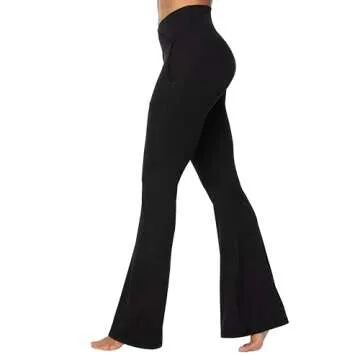 Sunzel Flare Leggings with Pockets for Ultimate Comfort