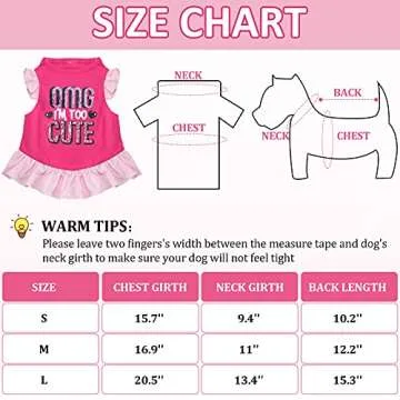 Adorable Weewooday 4 Pieces Pet Dress Set for Small Dogs and Cats