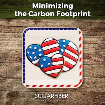 Harvest Pack 9.5 Patriotic Party Plates for July Fourth