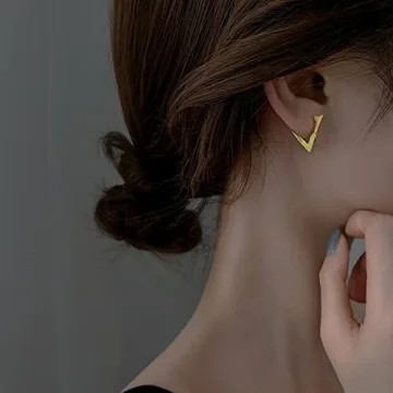 Milacolato 925 Sterling Silver Huggie Hoop Earrings for Women