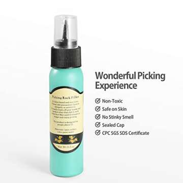 Fidget Picking Stone Kit for Anxiety Relief ADHD OCD Dermatillomania, Fidget Toys,Adult Fidget Toy for Anxiety Relief Therapy,Picking Peel Calming Stone,Fidget Toy Great Gift for Adults