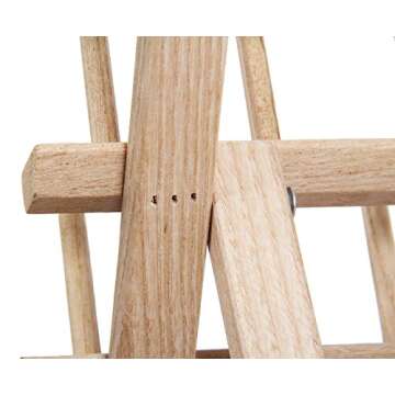 Threadart 120 Spool Cone Wood Thread Rack | Made of Hardwood, Sturdy, Freestanding or Wall Mount | F...