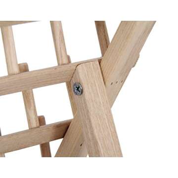 Threadart 120 Spool Cone Wood Thread Rack | Made of Hardwood, Sturdy, Freestanding or Wall Mount | For Sewing, Embroidery, Quilting, and Specialty Thread Storage