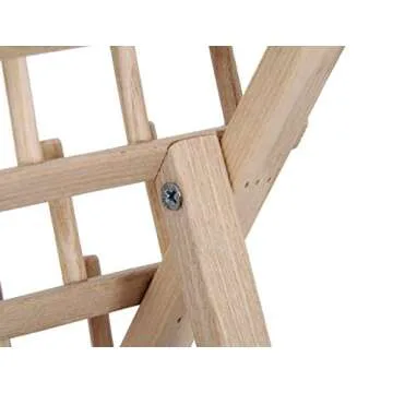 Threadart 120 Spool Cone Wood Thread Rack | Made of Hardwood, Sturdy, Freestanding or Wall Mount | For Sewing, Embroidery, Quilting, and Specialty Thread Storage