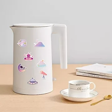 Cute Space Stickers for Kids, 50PCS Vinyl Waterproof