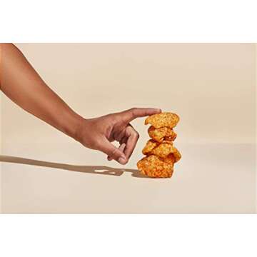 Sea Salt & Cracked Black Pepper Pork Rinds | Southern Recipe Small Batch | Keto Friendly, Gluten Free, Low Carb Food | 7g Collagen Per Serving | High Protein | 4 Oz Bag