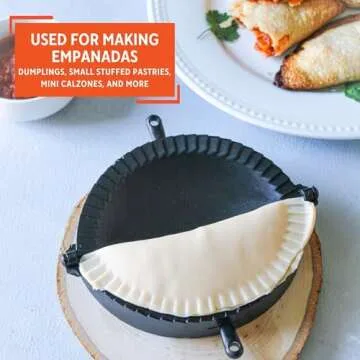 IMUSA Jumbo Empanada Mold for Perfect Homemade Pastries