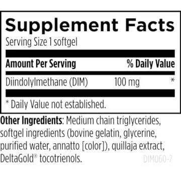 Designs for Health DIM-Evail - 100mg Diindolylmethane Supplement - Enhanced Absorption Technology DIM Supplement - May Support Healthy Estrogen Metabolism - Gluten Free + Non-GMO (60 Softgels)
