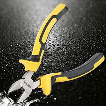 DOWELL 6 Inch Cutting Pliers - Durable Steel for Pros