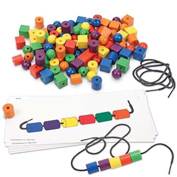 Learning Resources Beads and Patterns Set for Creative Learning