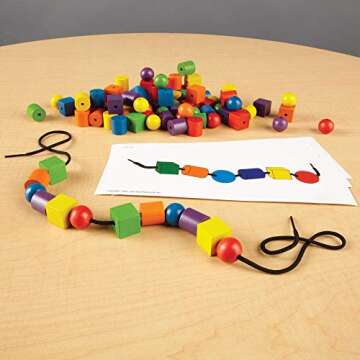 Learning Resources Beads and Patterns Set for Creative Learning