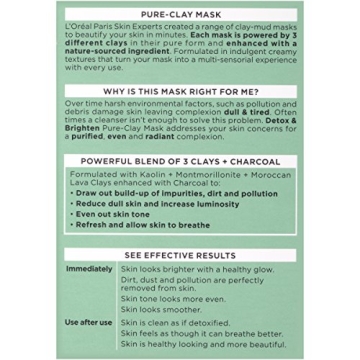 L'Oreal Pure Clay Mask for Dull Skin Detox & Brighten