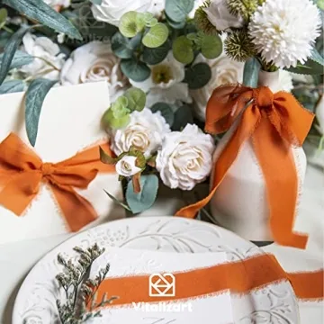 Buy Vitalizart Pink Handmade Chiffon Ribbons for Crafts