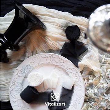 Buy Vitalizart Pink Handmade Chiffon Ribbons for Crafts