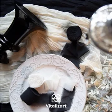 Buy Vitalizart Pink Handmade Chiffon Ribbons for Crafts