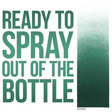 Custom Body Art 8-ounce Green Water Based Airbrush Body Art & Face Paint