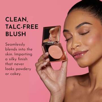 LAWLESS Make Me Blush Talc-Free Velvet Blush - Angel Suede - Premium Blush with Natural Ingredients to Moisturize and Nourish Skin While Imparting a Soft, Silky Finish - 0.18 oz