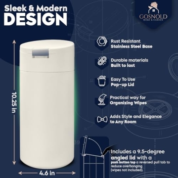 Extra Large Wipe Dispenser | Stylish Organizer for Any Room