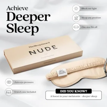 Premium 6A Mulberry Silk Sleep Mask for Light Blocking & Comfort