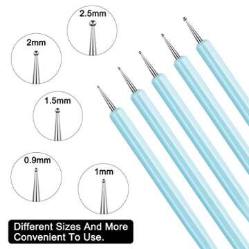 10Pcs Silicone Clay Sculpting Tool for Creative DIY Projects