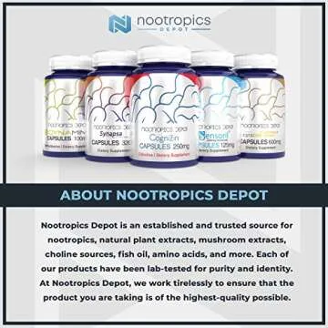 Nootropics Depot CoQ10 Capsules | 100mg for Heart & Brain Wellness