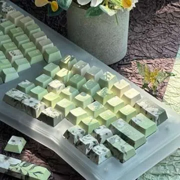 140 Keys PBT Keycaps - Green Cherry Profile