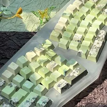 140 Keys PBT Keycaps - Green Cherry Profile