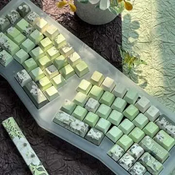 140 Keys PBT Keycaps - Green Cherry Profile