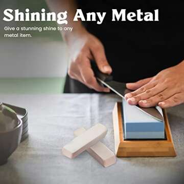 4 Piece Polishing Compound Cutting & Buffing Compound 4 Oz. Kit - Includes: Black Emery, Brown Tripo...