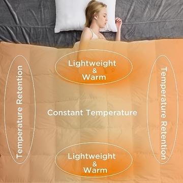 Bedsure Premium Down Comforter King Size All Seasons