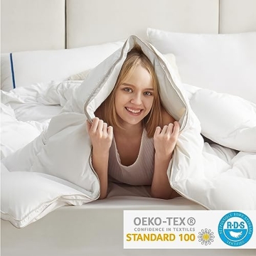 Bedsure Premium Down Comforter King Size All Seasons