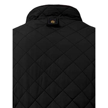 NE PEOPLE Womens Lightweight Quilted Zip Vest, Small, NEWV40BLACK