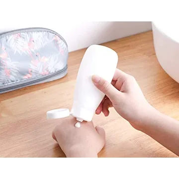 12 Refillable Cosmetic Soft Tube Bottles for Travel Use