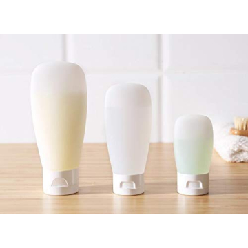 12 Refillable Cosmetic Soft Tube Bottles for Travel Use