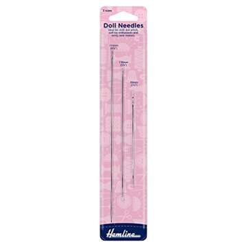 HEMLINE Doll Needles H213 - Perfect for Doll Crafting and Sewing