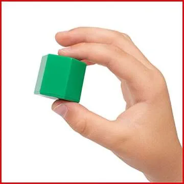 Edx Education Mini Geometric Solids - In Home Learning Toy for Early Math & Geometry - Set of 40 - Multicolored 3D Shapes - Math Manipulative For Kids