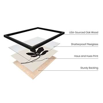 HAUS AND HUES Abstract Gallery Wall Art, Minimalist Mid Century Modern Wall Decor, Modern Art Wall D...