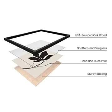 HAUS AND HUES Abstract Gallery Wall Art, Minimalist Mid Century Modern Wall Decor, Modern Art Wall D...